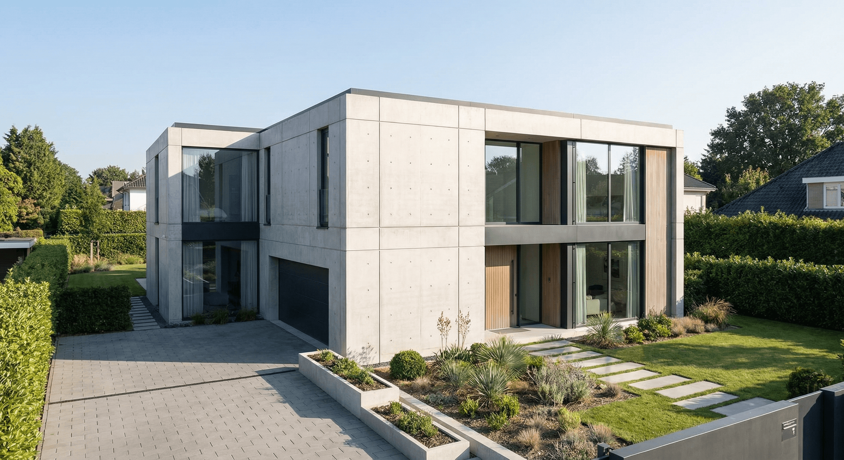 Construção de casa de alto padrão em condomínio residencial