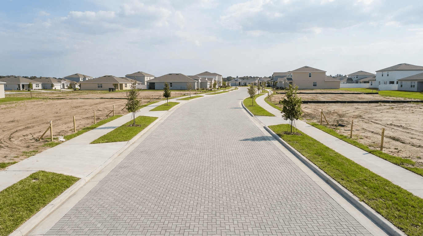 Gerenciamento de obra de loteamento residencial